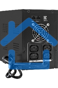 Источник бесперебойного питания ExeGate EX292631RUS SpecialPro Smart LLB-2000.LCD.AVR.4C13.RJ.USB 2000VA/1200W, LCD, AVR, 4*C13,RJ45/11,USB, металлический корпус, черный