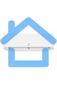 Кондиционер сплит-система Electrolux Loft EACS-09HAL/N8 9000 BTU, 25 м², 27 дБ, охлаждение, обогрев, белый