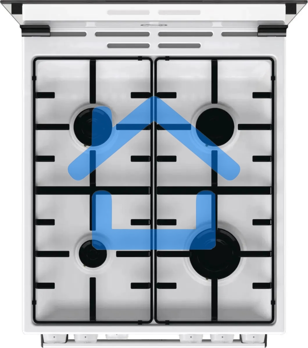 Плита газовая Gorenje GG5A10WH белый, конфорок 4 газовых, духовка 70 л, 50 см x 85 см x 59.4 см