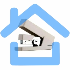 Степлер Deli ENS081GREY Nusign 24/6 26/6 (25 листов) серый 100 скоб, коробка