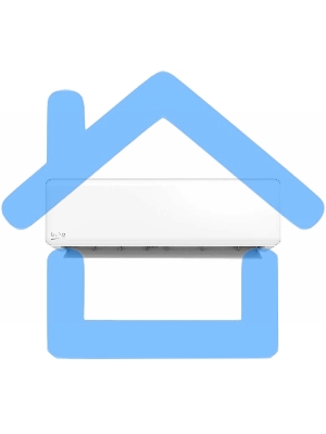 Кондиционер сплит-система Beko SPLIT BRFPA 070 / BRFPA 071 7000 BTU, 20 м², 36/42 дБ, охлаждение, обогрев, осушение, белый