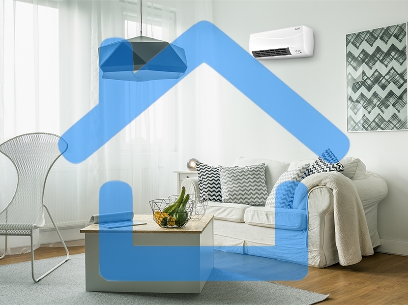 Тепловентилятор Ballu BFH/W-102W, белый, 2000 Вт, 25 м2, таймер