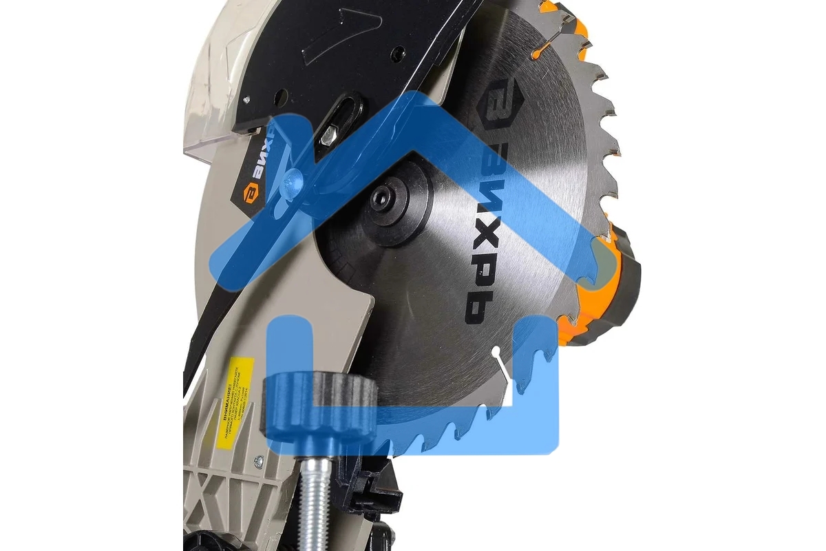 Торцовочная пила ВИХРЬ ПТ-255Л 1700 Вт, 220 В, 5000 об/мин, диск 255х30 мм, пропил 90х130 мм