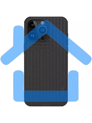 Чехол Super Frosted Shield Pro, черный, (AP IP15 Pro Max)