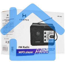 Радиоприемник Harper HRS-440 черный
