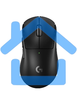 Мышь беспроводная Logitech G PRO Х Superlight 2 DEX черный, 44000 dpi, радиоканал, USB, кнопки - 5