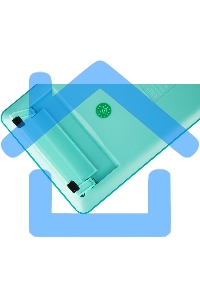 Калькулятор настольный Deli Touch EM01531 голубой 12-разр.