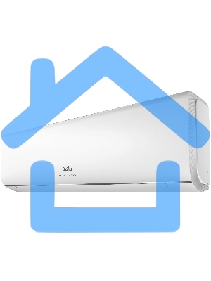 Блок внутренний сплит-системы Ballu BSAG/in-12HN8 12000 BTU, 32 м², 28 дБ, охлаждение, обогрев, осушение, белый