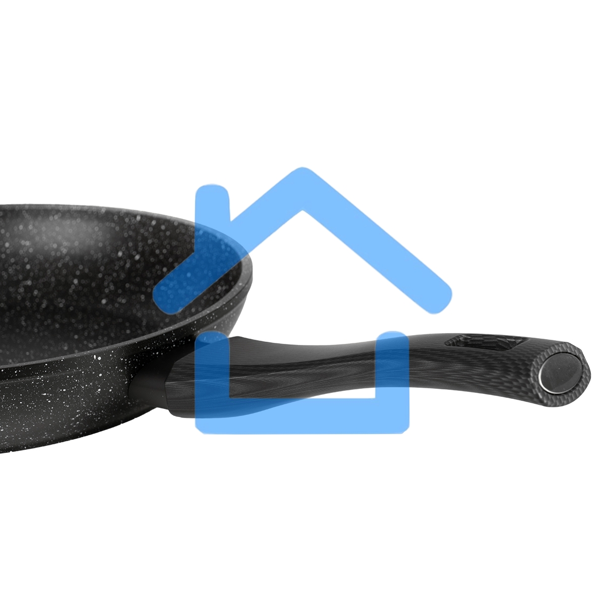 Сковорода LARA LR01-45-30 CARBON 30 см, 3-слойное покрытие 