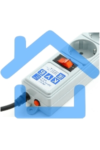 Сетевой фильтр Powercube SPG-B-10 3м (5 розеток) серый (коробка)