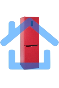 Холодильник Бирюса Б-H980NF красный двухкамерный 240/130л морозила снизу, No Frost