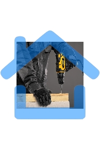 Дрель-шуруповерт Denzel ISD-300-13, Сетевая, 330Вт, Ударная