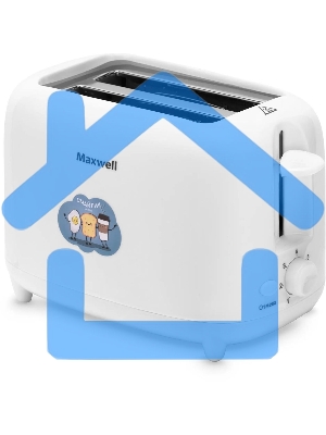 Тостер Maxwell MW-1505 W, белый