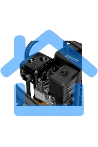 Виброплита бензиновая Denzel VC-12 3.6 л, 4781 Вт 6.5 л.с., 12 кН, подошва 45х35, 108 дБ