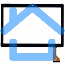 Сенсорное стекло (тачскрин) TurboPad 1015 3G, черное