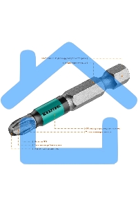 Биты KRAFTOOL Optimum Line, PH3, 50 мм, тип хвостовика E 1/4