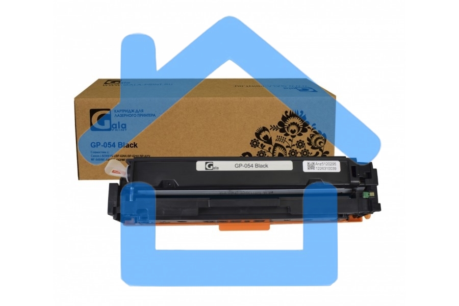 Картридж GalaPrint GP-054 BK черный (1500 стр) для Canon i-SENSYS LBP-620/LBP-621/LBP-623/MF-640/MF-641/MF-642/MF-643/MF-644/MF-648