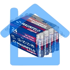 Батарейки Maunfeld PRO Long Life Alkaline AA (LR6) MBLR6-BX24, бокс 24 шт., 1.5 В