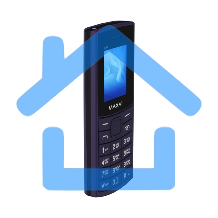 Мобильный телефон Maxvi C40 фиолетовый