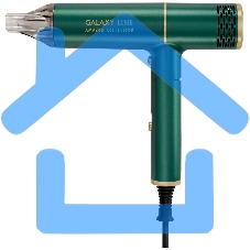 Фен для волос Galaxy Line GL 4360, амазонка, 1600 Вт, зеленый