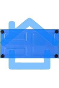 Подставка Deli E9154 3 отделения для письменных принадлежностей, 80x80x90мм, ассорти, металл, сетка