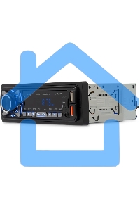 Автомагнитола Digma MCP-227B 1DIN 2x45Вт v5.0 USB 2.0 AUX 2 ПДУ