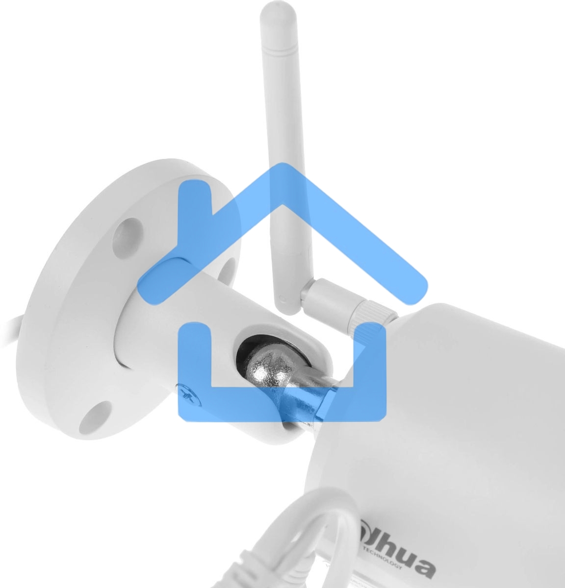 Камера видеонаблюдения IP Dahua DH-IPC-HFW1430DSP-SAW-0360B Wi-Fi 2.8-3.6мм цв. корп.:белый/черный