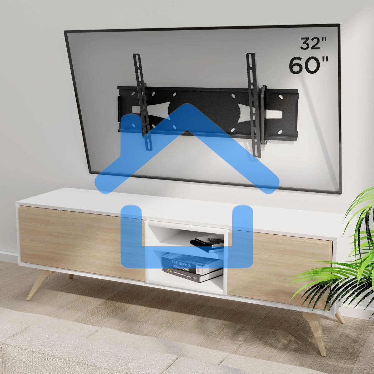 Кронштейн для телевизора Holder PTS-4006 черный 32