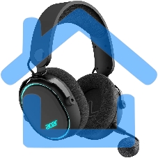 Наушники с микрофоном Acer OHR303 черный мониторные BT/Radio оголовье (ZL.HDSEE.009)