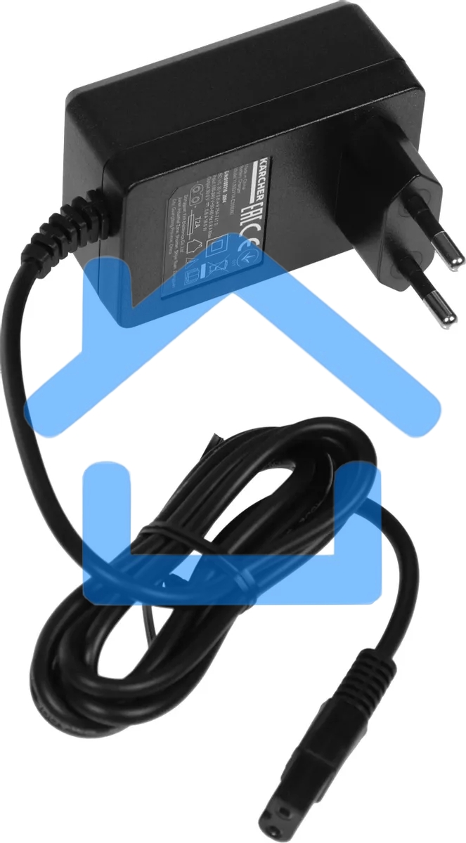 Пылесос вертикальный/ручной Karcher VC 6 Cordless ourFamily Car черный/белый, питание от аккумулятора, 250 Вт, уборка сухая, пылесборник 0.8 л, работа от АКБ max 50 мин