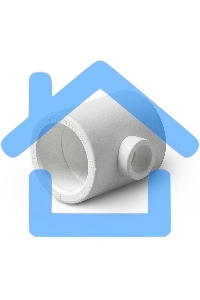 Тройник переходной 90 х 40 х 90 полипропиленовый PPR белый PRO AQUA