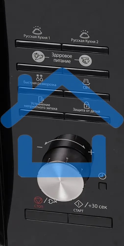 Микроволновая печь Samsung MS23F302TAK черный, 23 л, 800 Вт, переключатели - поворотный тактовый механизм/кнопки