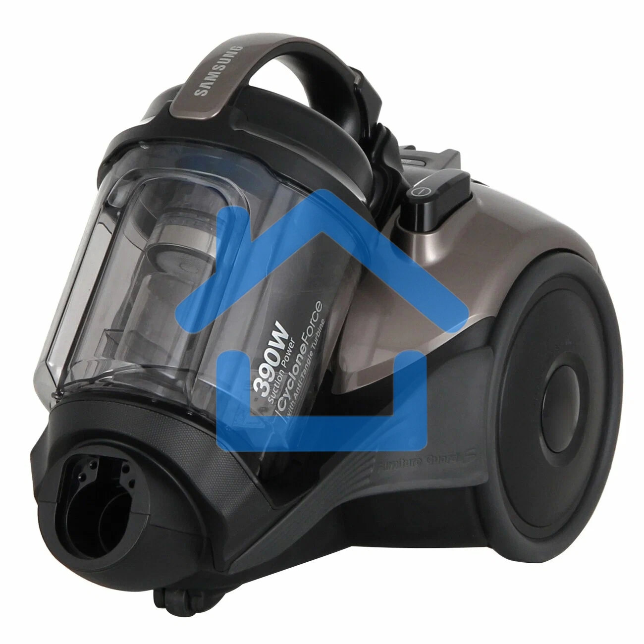Пылесос Samsung VC15K4169HD/EV золотой/черный, 390/1500 Вт, уборка сухая, пылесборник контейнер 1.3 л