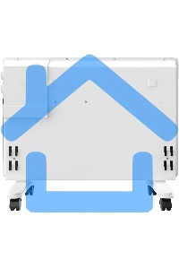 Конвектор Breeon Pro Heat BCPT-1000 KM 1000Вт белый