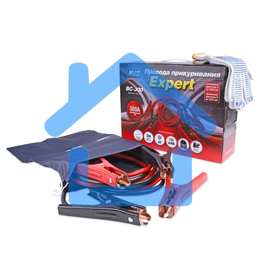Провода прикуривания AVS Expert BC-300 3м 300А