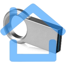 Флешка USB QUMO 64 Gb Ring USB 3.0 цвет корпуса металлик(QM64GUD3-Ring)