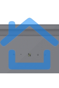 Вытяжка встраиваемая LEX Hyper 900 GS Inverter GR серый, 70 см, 850 куб. м/ч, 44 дБ