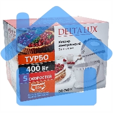 Миксер DELTA LUX DE-7901C белый с серым