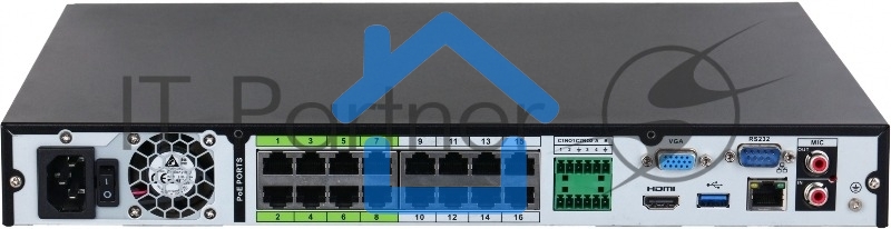 Видеорегистратор Dahua DHI-NVR5216-16P-EI