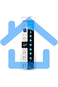 Сетевой фильтр Smartbuy (SBSP-30W-Pro) - 6 роз х 3,0 м- белый