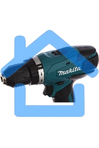 Дрель-шуруповерт Makita DF347DWE Дрель ак, 14.4В,2х1.5Ач Li-ion,БЗП-10мм,0-400\0-1400об\м,30\15Нм,1.4кг,чем,G-серия