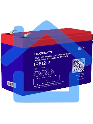Батарея для ИБП Ippon IPE12-7, 12В, 7А·ч
