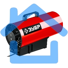 Газовая тепловая пушка ЗУБР, 12 кВт