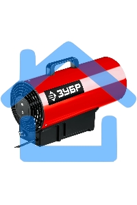 Газовая тепловая пушка ЗУБР, 12 кВт