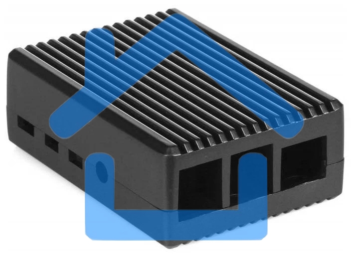 Корпус Qumo, Aluminum Case, Raspberry Pi 4B, Grey(RS018)