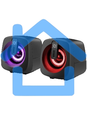 Компьютерная акустика Defender J1 6Вт, подсветка, питание от USB