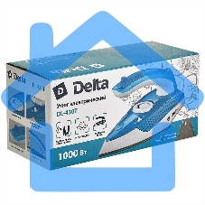 Утюг DELTA DL-430Т белый с синим
