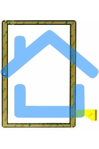 Сенсорное стекло (тачскрин) TurboPad 1015 3G, черное