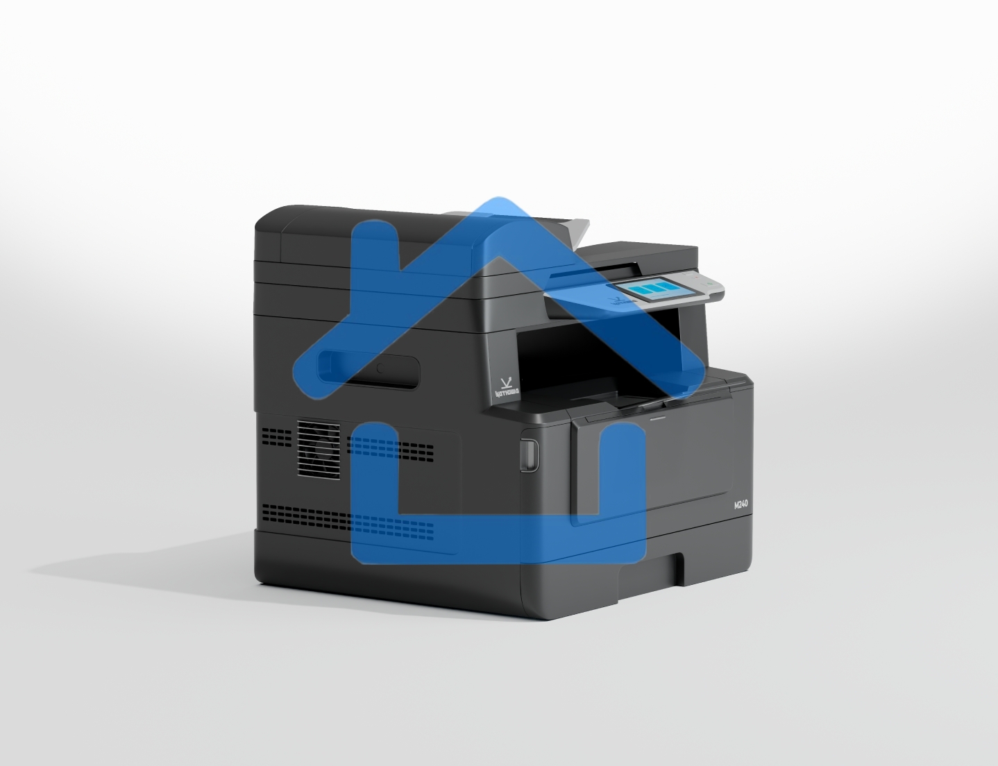 МФУ лазерный Катюша M240, A4, ч/б, 40 стр/мин., скан. до 37 стр/мин., 1200 x 1200 dpi (печать) 600 x 600 dpi (скан.), Ethernet, USB