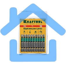 Биты KRAFTOOL Optimum Line, PH3, 50 мм, тип хвостовика E 1/4